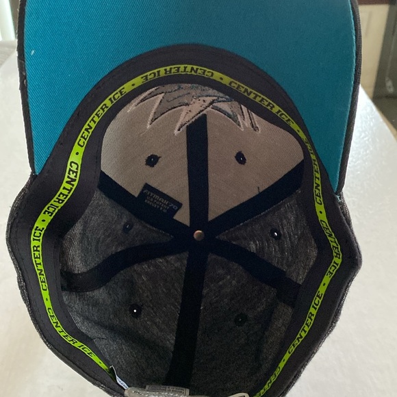REEBOK NHL Center Ice Collection San Jose Sharks Hat Size S/M - Picture 6 of 6